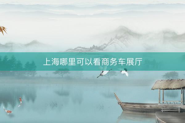 上海哪里可以看商务车展厅