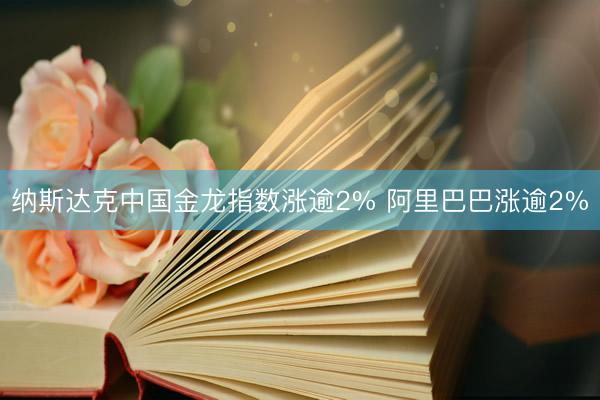 纳斯达克中国金龙指数涨逾2% 阿里巴巴涨逾2%