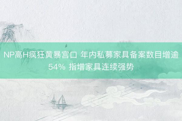 NP高H疯狂黄暴宫口 年内私募家具备案数目增逾54% 指增家具连续强势
